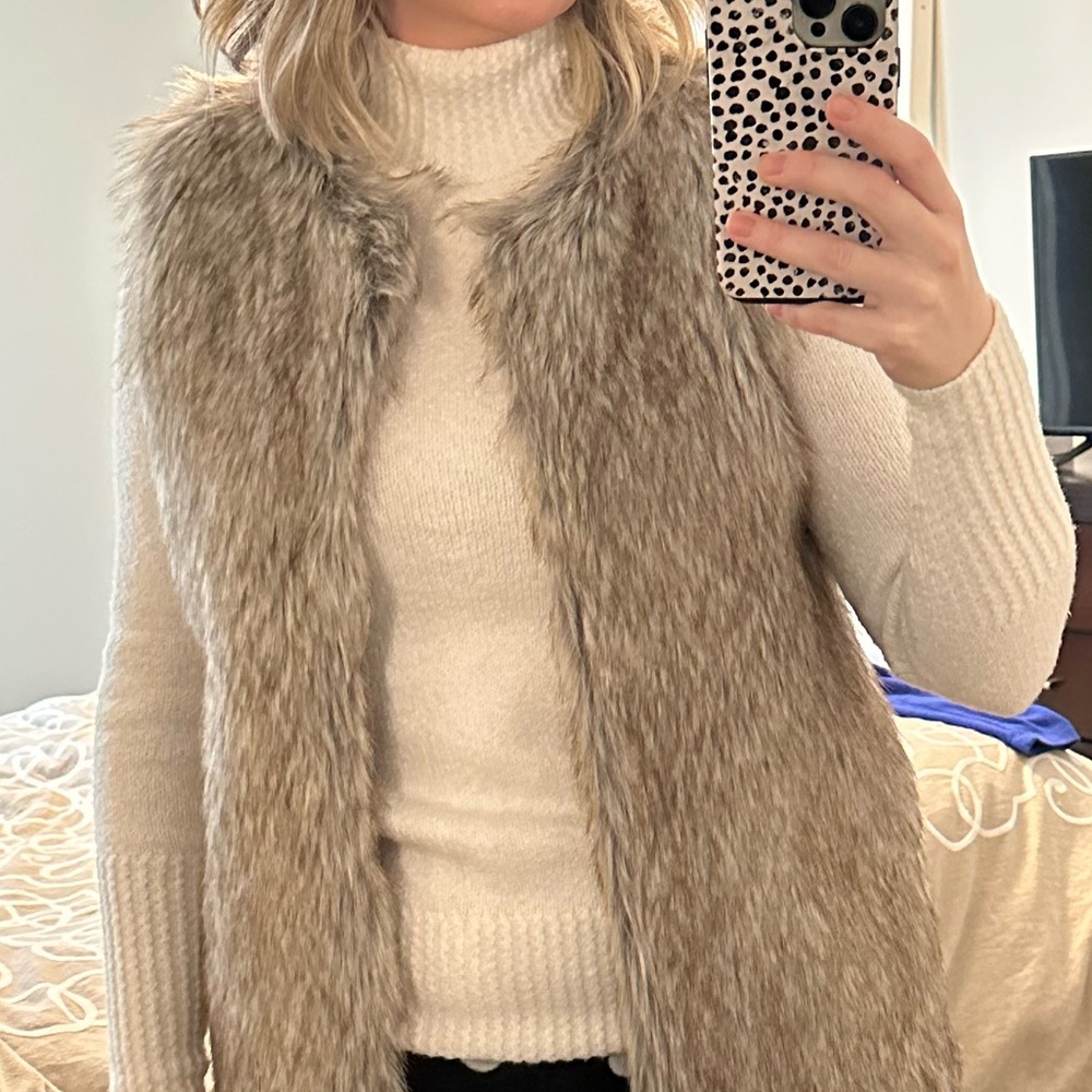 Rachel Zoe Faux Fur Vest